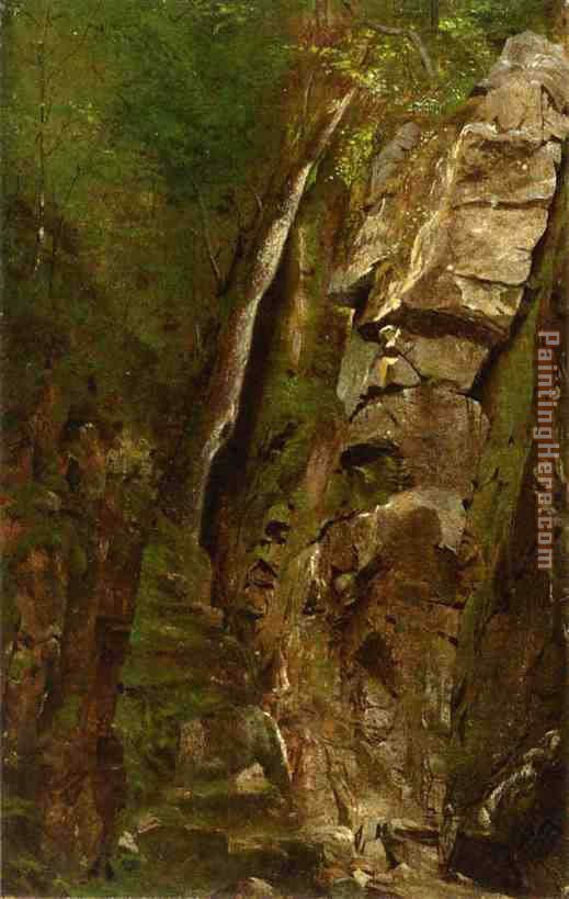 The Gorge painting - Alexander Helwig Wyant The Gorge art painting